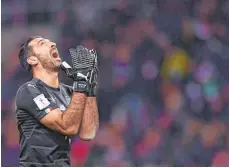  ?? FOTO: AFP ?? Zum Verzweifel­n: Italiens ewiger Torhüter Gigi Buffon.