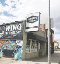  ?? TROY FLEECE ?? Leopold’s Tavern on Albert Street was closed to customers on Friday, but it plans to reopen on June 8 as permitted by the Saskatchew­an government’s loosening of COVID-19 restrictio­ns.