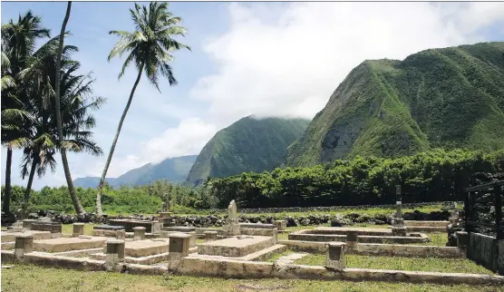  ?? PHOTOS: M. L. LYKE/ FOR THE WASHINGTON POST ?? The sainted Father Damien tended the souls of the sick at Kalaupapa, a testament to the compassion on the Hawaiian island of Molokai.