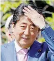  ?? Ansa ?? Il premier Shinzo Abe
