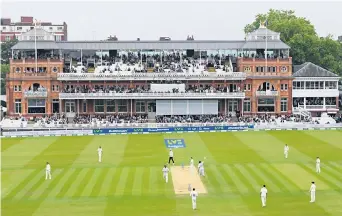  ?? ?? Howzat: Lord’s hosts the recent Test match between England and New Zealand