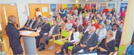  ?? FOTO: STIFTUNG HAUS LINDENHOF ?? Das 20-jährige Jubiläum wurde kürzlich im Hallgarten gefeiert.