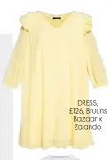  ??  ?? DRESS, £126, Bruuns Bazaar x Zalando