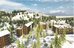  ?? OSTRYA TREMBLANT ?? All of the units at Ostrya Tremblant in Quebec feature gas fireplaces and panoramic balconies or terraces.