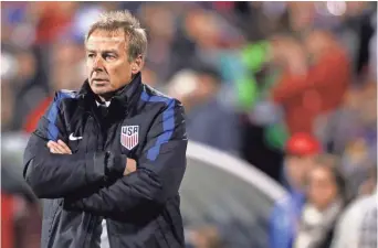  ?? JOSEPH MAIORANA, USA TODAY SPORTS ?? Jurgen Klinsmann was fired Monday after a five-year stint as coach of the U.S. soccer team.