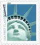  ?? Provided by the Postal Service, via The Associated Press ?? A federal judge ordered the Postal Service to pay $3.5 million to the creator of the replica Statue of Liberty at the New Yorknew York casino, which is featured in this stamp.