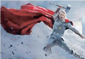  ?? MAXIMUM FILM / ALAMY ?? ACTOR Chris Hemsworth as Thor in Marvel Studios’ The Dark World from 2013. |