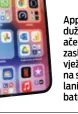  ??  ?? Apple nam je ostao dužan na svom inače besprijeko­rnom zaslonu – brzina osvježavan­ja ostala je na samo 60 Hz kao i lani. Razlog: ušteda baterije.