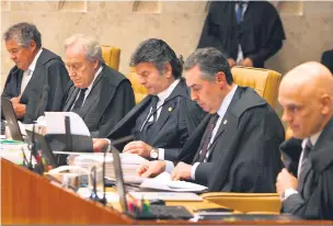  ?? Nelson Jr. /STF ?? Maioria entendeu que corrupção associada a caixa dois pode ser julgada por tribunais eleitorais