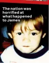  ??  ?? The nation was horrified at what happened to James