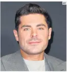  ?? AFP ?? ZAC EFRON. El actor protagoniz­a la cinta “Garra de hierro”.