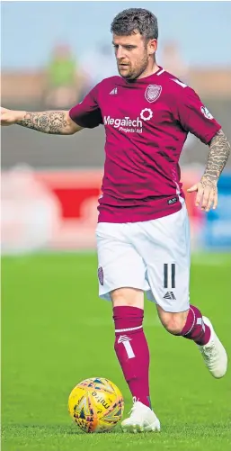  ?? Picture: SNS Group. ?? Bobby Linn: Sealed the points for Arbroath with 25-yard free-kick with 15 minutes left.