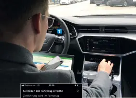  ??  ?? Gleich vier P3-Experten haben den Audi A6 Avant in puncto „User Experience“auf Herzund Nieren gestestet.