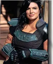  ?? ?? Outspoken: Gina Carano is suing Disney