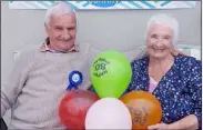  ??  ?? Johnny Moloney celebrated his 80th birthday at home with wife Stella.