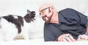  ?? PROVIDED ?? Cat behavioris­t and wellness expert Jackson Galaxy suggests helping your cat adjust to your absence gradually.