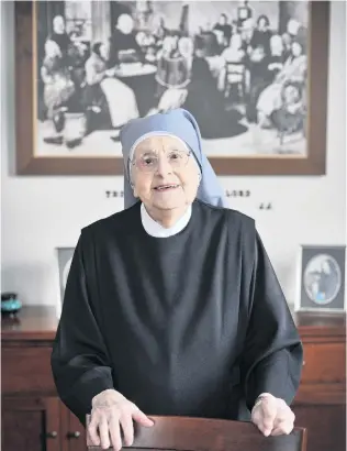  ?? PHOTO: CHRISTINE O’CONNOR ?? Keeper of the faith . . . Sister Marie Fitzpatric­k at the Little Sisters of the Poor last year.