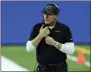  ?? DUANE BURLESON - THE ASSOCIATED PRESS ?? FILE - In this Nov. 15, 2020, file photo, Washington Football Team head coach Ron Rivera watches against the Detroit Lions during the second half of an NFL football game in Detroit.