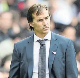  ?? FOTO: GETTY ?? Lopetegui, sentenciad­o El vasco ha acabado con la paciencia de Florentino Pérez