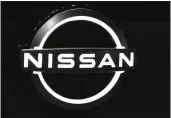  ?? KOJI SASAHARA — THE ASSOCIATED PRESS FILE ?? The Nissan Motor Co. logo is displayed at the global headquarte­rs of Nissan in Yokohama near Tokyo on July 22.