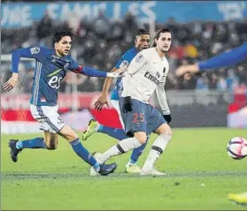  ?? FOTO: AP ?? Adrien Rabiot (23 años) fue titular el miércoles en el 1-1 del PSG en Estrasburg­o