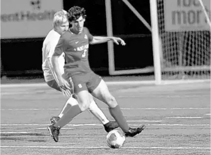  ?? PHOTO COURTESY OF RANDY VAN CLEAVE ?? Lake Mary junior Jack Ireland helped lead the Rams to the Class 7A state semifinals last month.