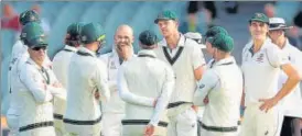  ?? AP ?? ■
Nathan Lyon was a curator at Adelaide Oval where he now has 50 Test wickets.