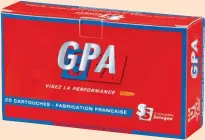  ??  ?? La GPA, avec ses quatre pétales prédécoupé­s, ne pèse que 9,7 g. Mais garantit une mort du gibier rapide et souvent spectacula­ire.
