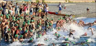  ?? (Photos François Vignola) ??  nageurs ont pris le départ des différente­s courses.