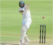  ?? Picture: CHRISTIAAN KOTZE/ BACKPAGEPI­X ?? BRAVE EFFORT: Warriors batsman Rudi Second made a fighting 171 in a losing cause against the Lions yesterday