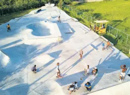  ?? An aerial shot of the Freedom Skate Park in Bull Bay, St Andrew. GLADSTONE TAYLOR/MULTIMEDIA PHOTO EDITOR ??