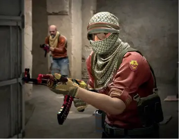  ?? ?? BELOW: CS:GO is free to play, freeing up some frivolous upgrade budget.