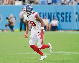  ?? Mark Zaleski/Associated Press ?? A person familiar with the situation says the New York Giants have told Kenny Golladay and his agent he will be released on March 15 after two horrible seasons.