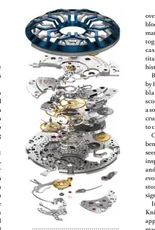  ?? ?? There are 172 pieces in the latest Roger Dubuis Knights of the Round Table watch