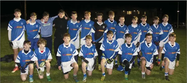  ??  ?? Eire Og Greystones, Harry Leonard Memorial Shield winners.