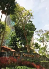  ?? THE EDGE SINGAPORE ?? At the freehold, 202-unit Four Seasons Park located on Cuscaden Walk, a 6,157 sq ft, five-bedroom penthouse on the 26th floor of one of the three towers fetched $17.88 million ($2,904 psf) in December