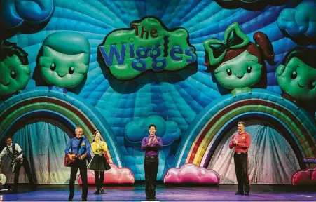  ?? Courtesy photos ?? The Wiggles show proves transcende­nt for children and adults alike.