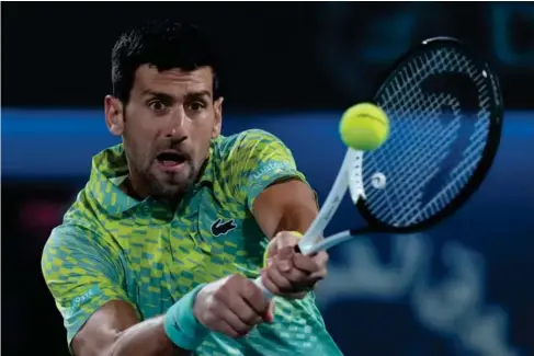  ?? (AP) ?? Novak Djokovic remains unab l e to enter the US because he is not vaccinated against Covid - 19
