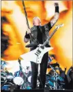  ?? Chase Stevens ?? Las Vegas Review-journal James Hetfield and Metallica will visit T-mobile Arena on Nov. 26.