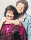  ??  ?? Roseanne Barr and John Goodman in Roseanne. The show’s finale revealed Goodman’s character died from a heart attack.