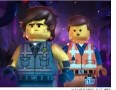  ?? WARNER BROS. PICTURES ?? The daring Rex Dangervest impresses Emmett (both voiced by Chris Pratt) in “The Lego Movie 2: The Second Part.”