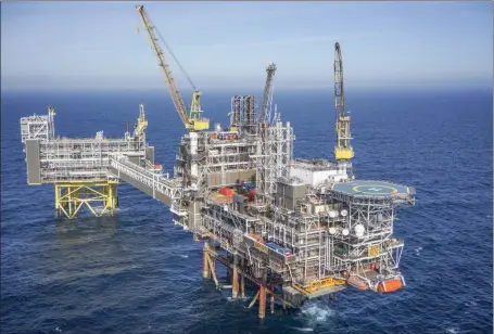  ?? Picture: Harbour Energy ?? Harbour Energy operates the Judy platform in the North Sea