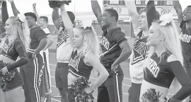  ?? NETFLIX ?? Cheerleadi­ng isn't what you think it is, as proven by Netflix’s addictive and empathetic docuseries “Cheer.”