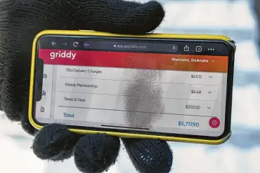  ?? Lola Gomez / Associated Press ?? Some customers were hit with electricit­y bills of several thousand dollars from Griddy as wholesale prices spiked amid last week’s severe power shortages. The crisis undermined Griddy’s efforts to disrupt the Texas power market.