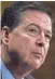  ?? GETTY IMAGES ?? Fired FBI director James Comey has agreed to testify in an open session.