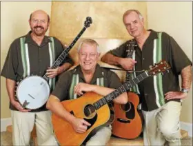  ?? PHOTO PROVIDED ?? The Kingston Trio will perform at 7:30p.m. on Friday, May 12at The Troy Savings Bank Music Hall, located at 30Second St. in downtown Troy.