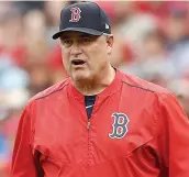  ?? PHOTO D’ARCHIVES, AFP ?? John Farrell n’a pas survécu à l’éliminatio­n des Red Sox par les Astros.