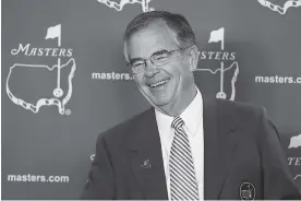  ?? ASSOCIATED PRESS FILE PHOTO ?? Billy Payne has played two giant roles in Georgia’s sports scene. After leading the effort that brought the 1996 Olympics to Atlanta, he was later made chairman of Augusta National Golf Club, which hosts the Masters each spring. He is retiring from...