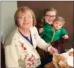  ?? (SUBMITTED) ?? LEFT: Ruby McGinn with her granddaugh­ter Jessica Rubia and greatgrand­son Carter. Ruby McGinn, 76, Corner Brook, N.L. Ruby McGinn lives in a nursing home in Corner Brook and enjoys time with her family, especially visiting with or FaceTiming with her...