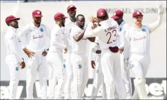  ?? ?? The West Indies will be looking to end the year on a high note by winning the two test series against Sri Lanka which begins today in Galle.